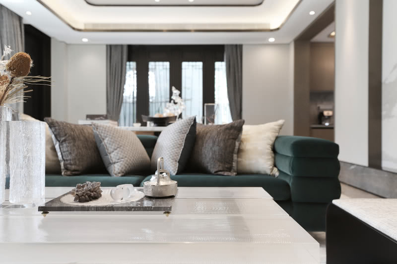 嘉兴桐乡濮园杏林苑S340户型合院样板房软装工程-25