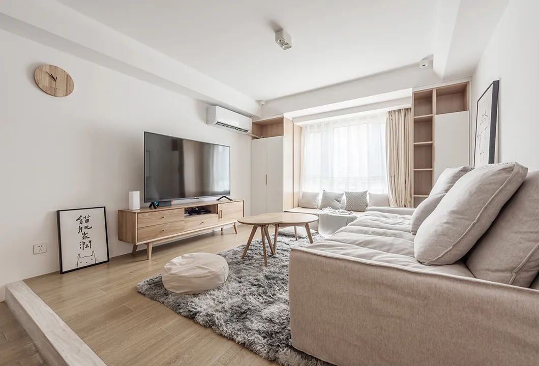 极简原木＋禅意！打造通透互动的舒适家居空间-89