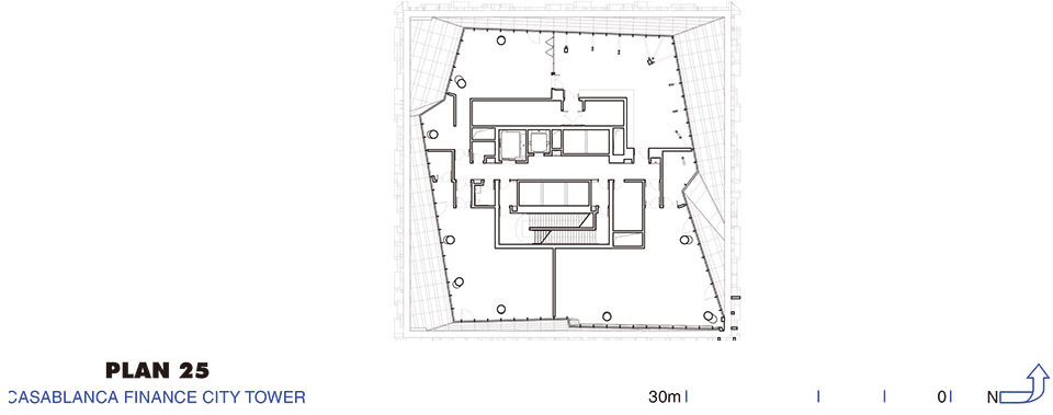 卡萨布兰卡金融城大厦丨摩洛哥卡萨布兰卡丨Morphosis-47