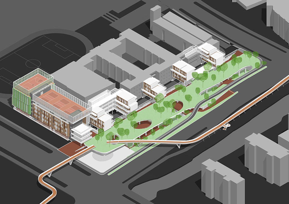 昆山实验小学改扩建及其西侧城市基础设施多系统复合项目丨中国苏州丨阿科米星建筑设计事务所,庄慎,任皓等-15