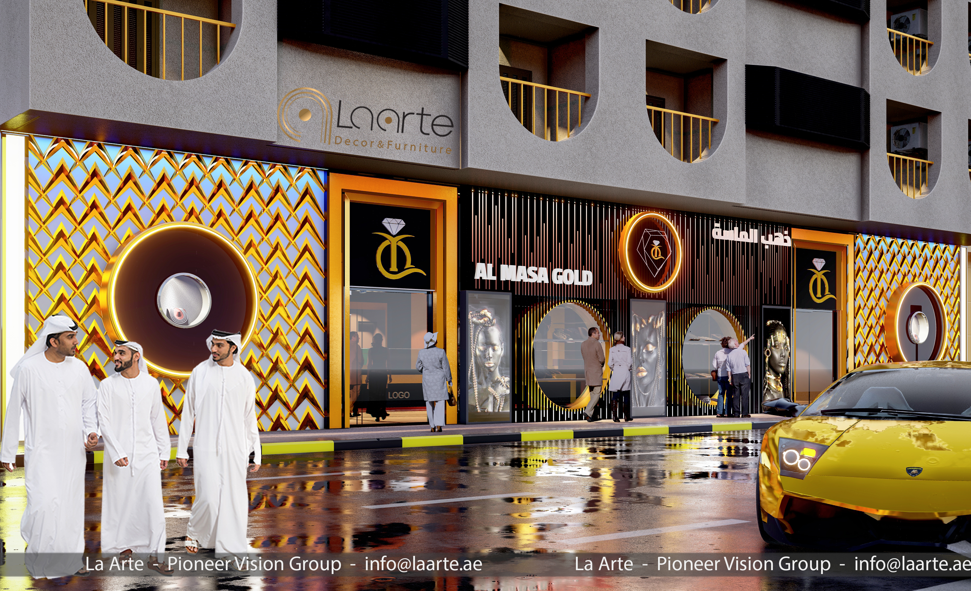 Proposal3 珠宝店室内设计丨laarte.ae-12