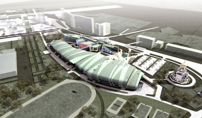 莫斯科州Мытищи市奥林匹克后备学校丨俄罗斯莫斯科丨建筑事务所ASADOV-33