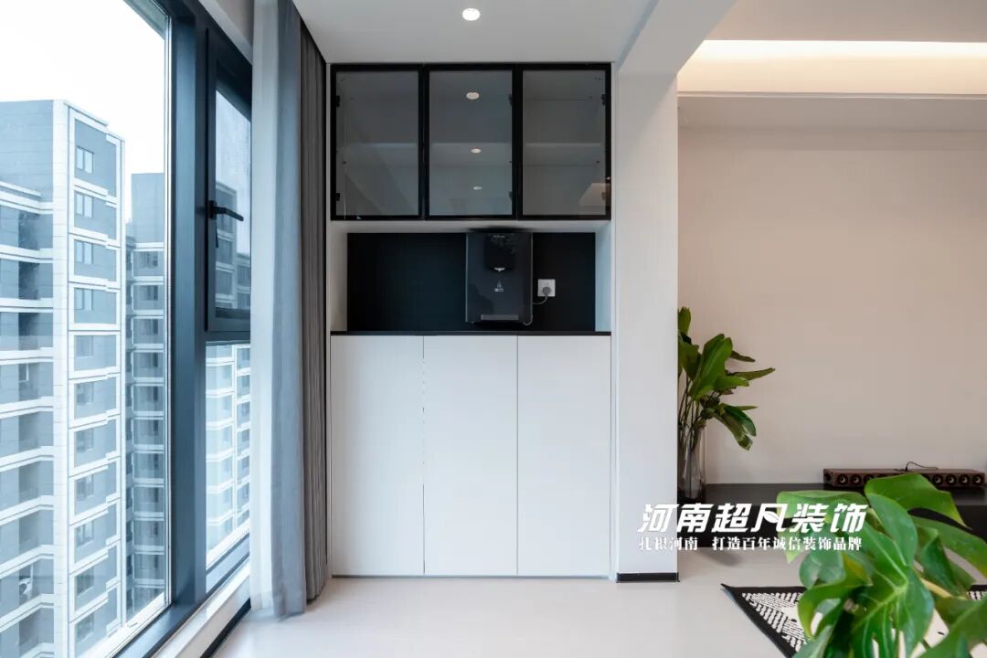 完工首发丨金水区美盛教育港湾，110平黑白灰极简风，色彩纯粹层次丰富-80