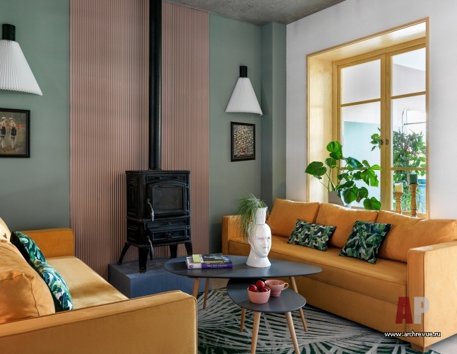 预算内IKEA风格小家庭式三层联排别墅室内设计丨俄罗斯莫斯科丨Бдайциева Ирина（伊琳娜·布代采娃）-13