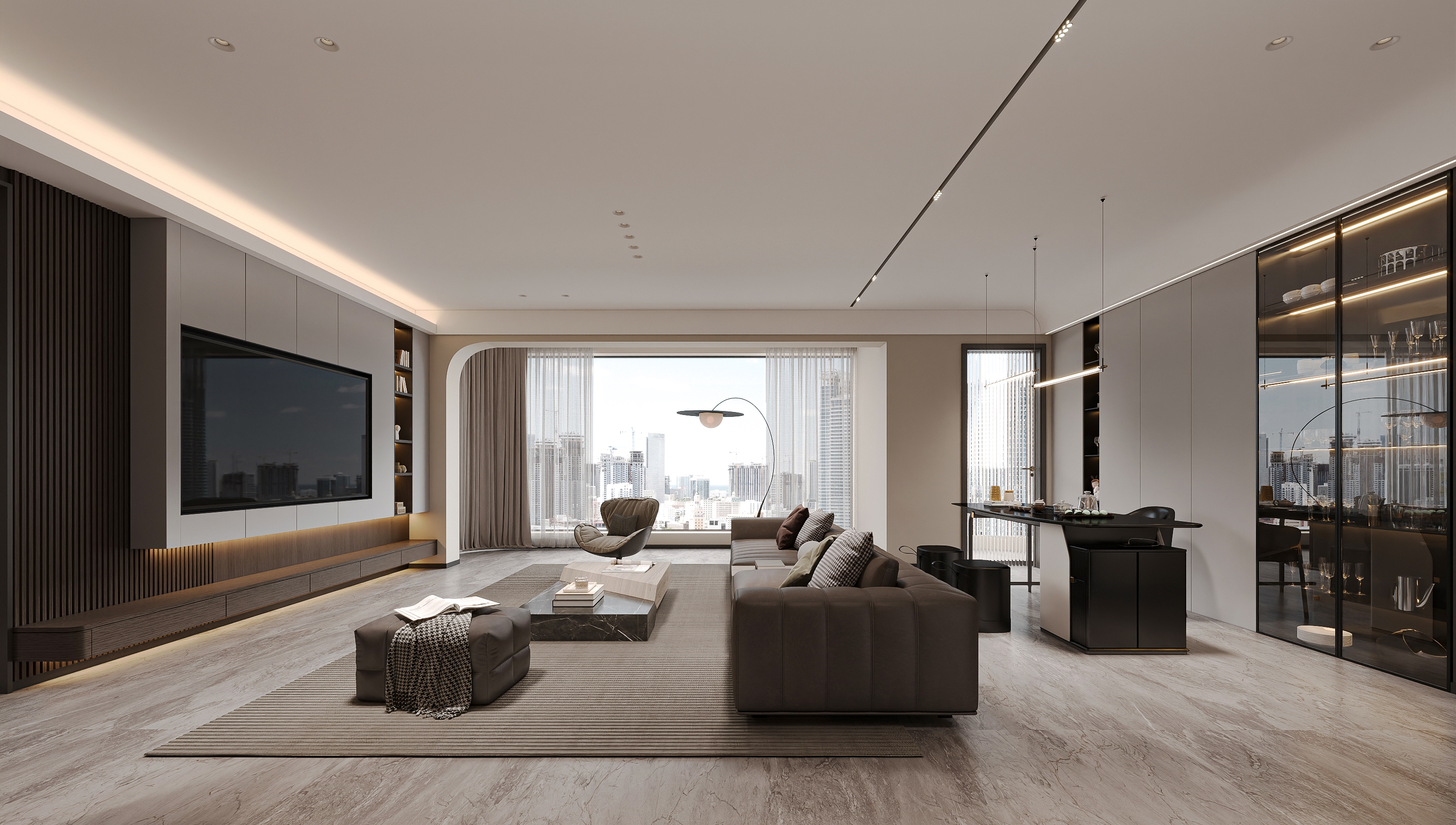 现代风客餐厅设计-3