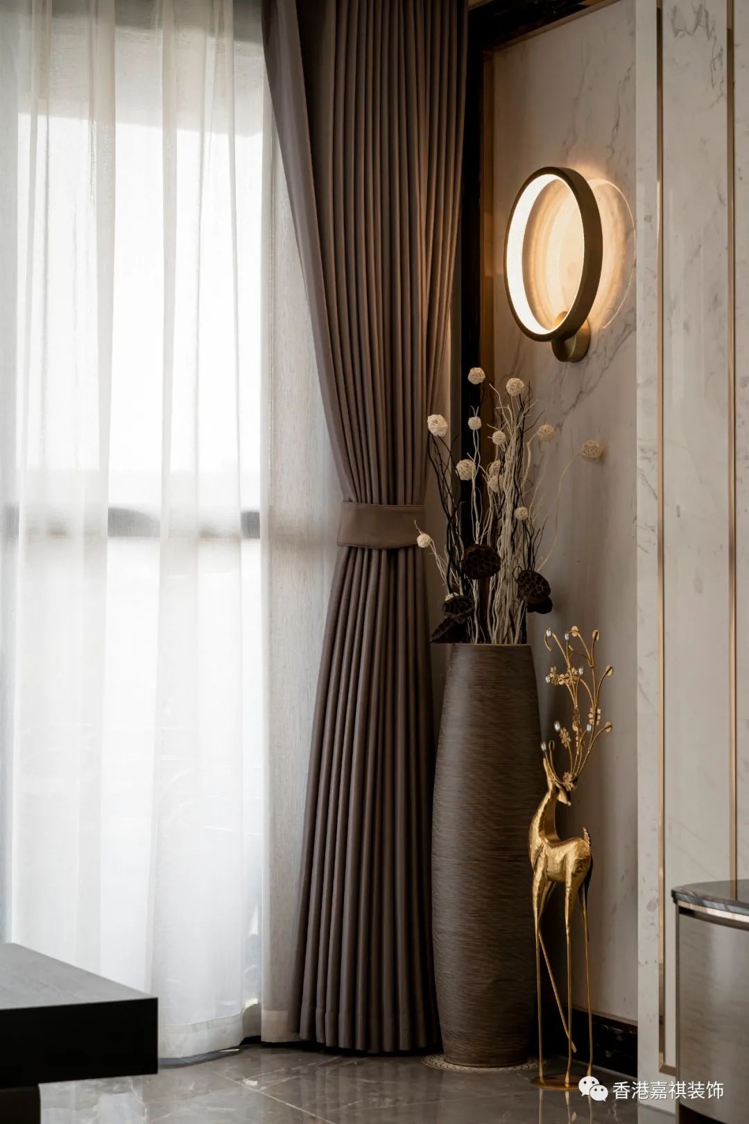 乐山蓝山湾 316㎡轻奢住宅设计丨中国乐山丨香港嘉祺装饰-44