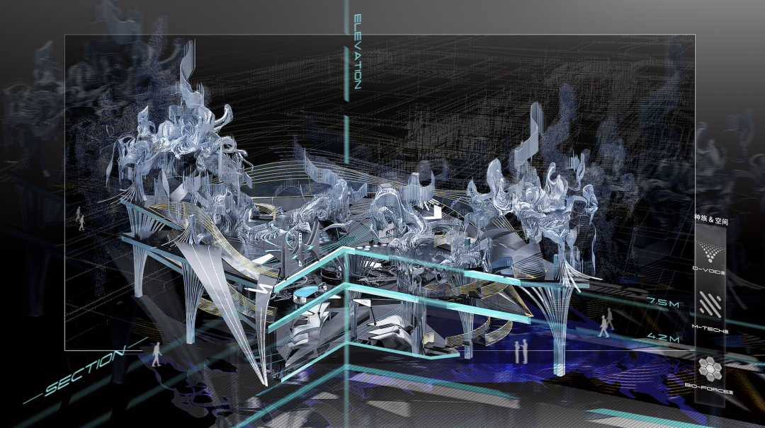 好亚！广美毕设将亚文化注入空间互动装置“掀翻”国潮！“未来科技感+虚拟商店平台+沉浸式换装体验”品牌核心价值拉满的叙事性空间设计-233