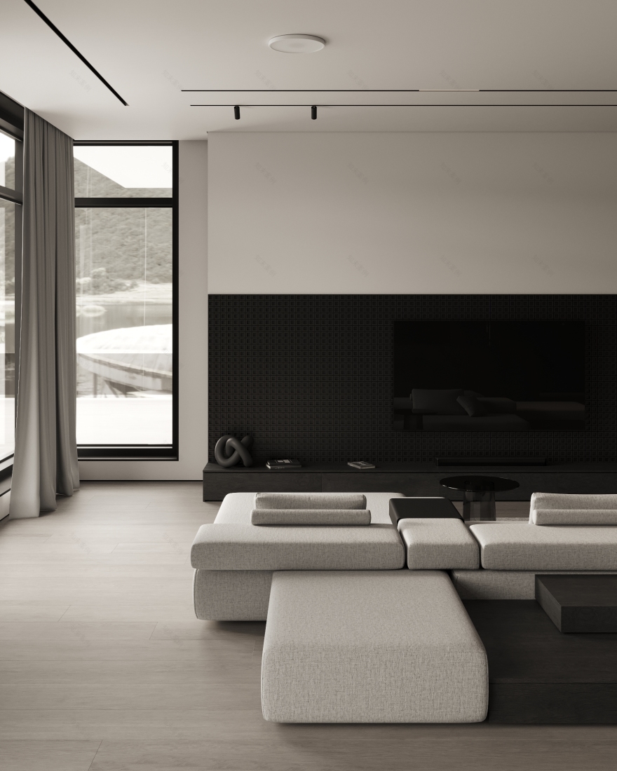 kitchen & living room 3d 场景设计丨Instagram-19