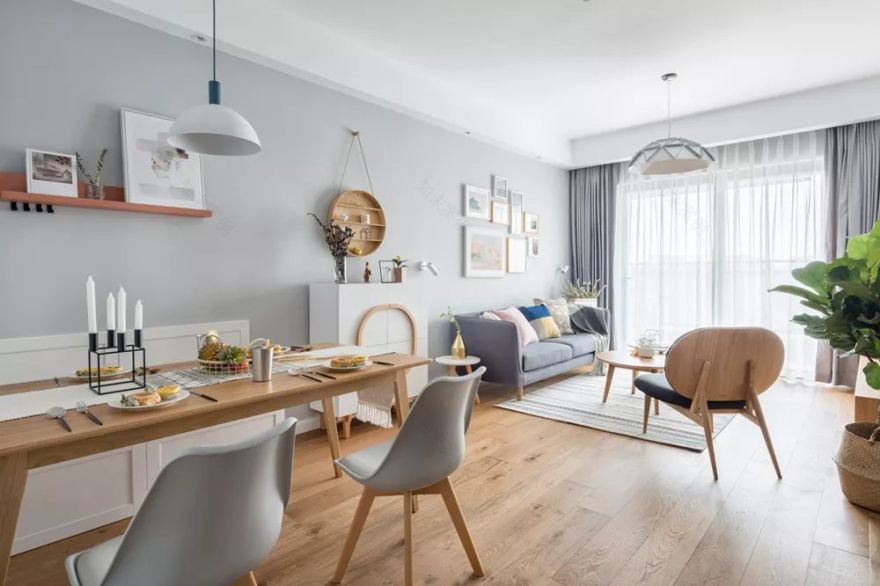 89㎡北欧小三房,原木质感打造舒适自然空间-33