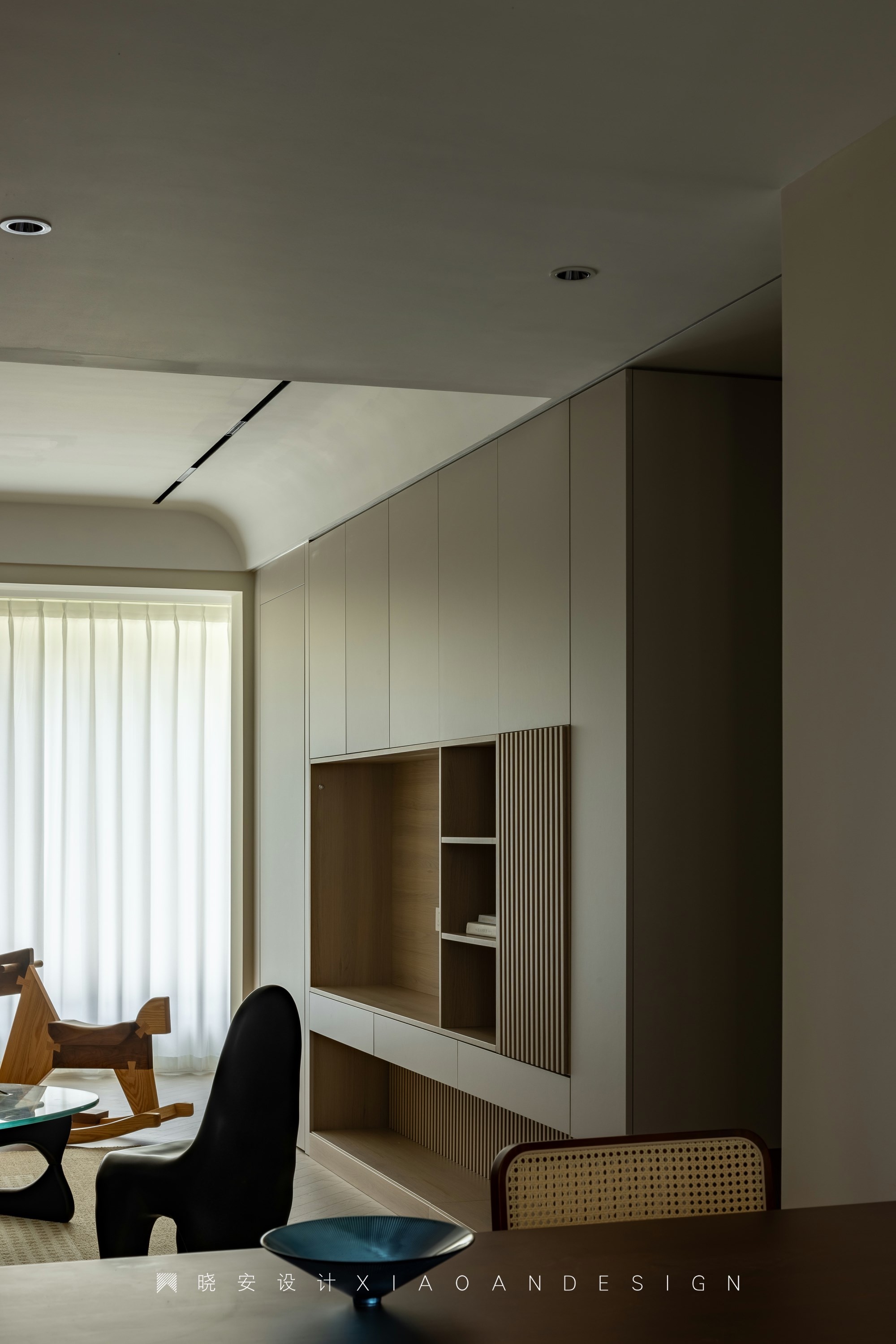 木元素+奶油质感的家丨晓安设计-16
