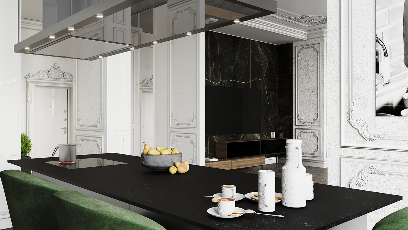 俄罗斯诺沃西比尔斯克 159 平米别墅,古典与现代风格完美融合-14