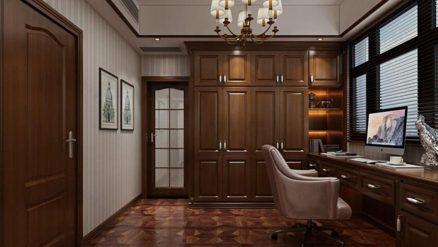 吉首市溶江小区壹号复式楼美式风格-82