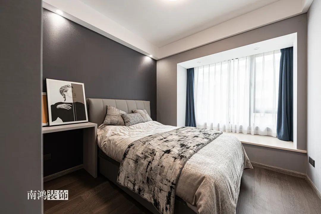 学成府 128㎡现代风格大平层设计丨浙江南鸿装饰-52