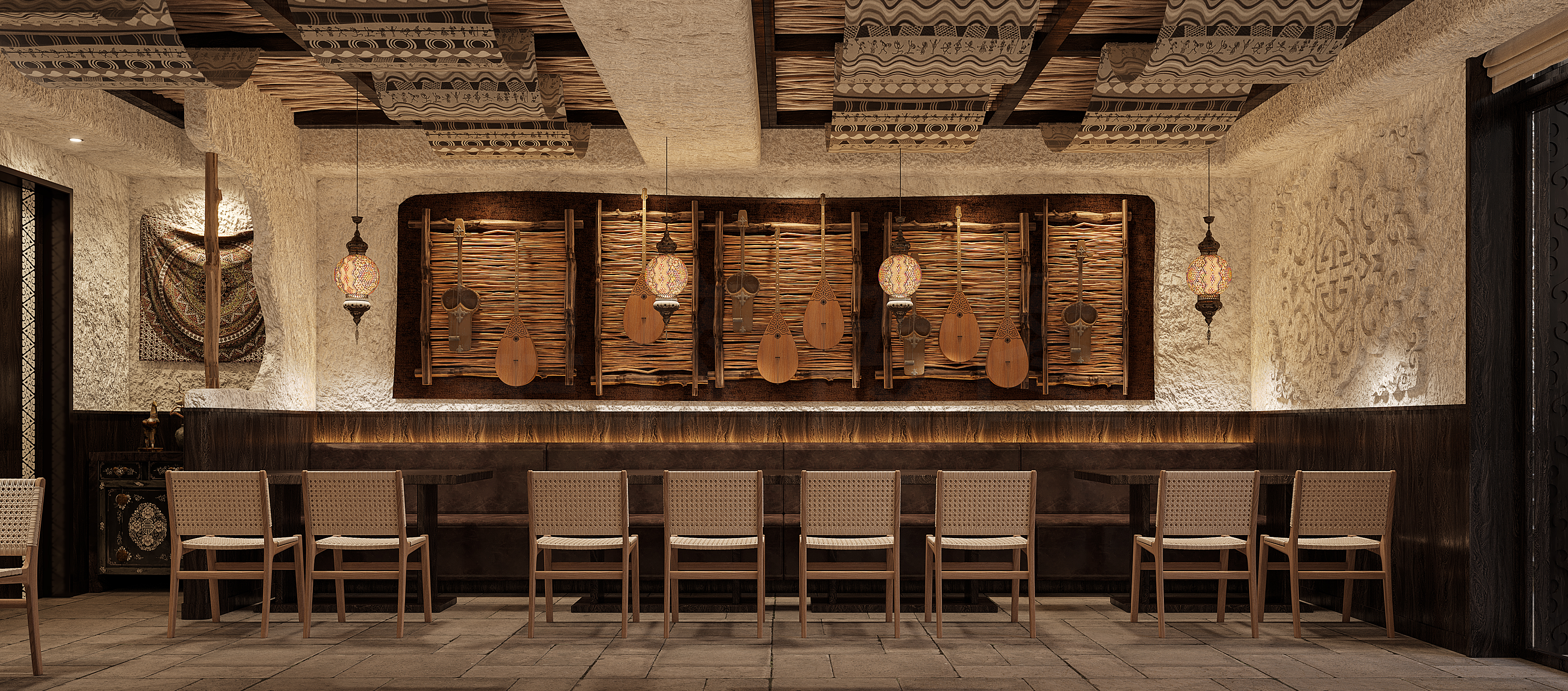 民族风餐饮空间设计-4