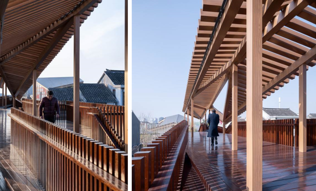 常熟沙家浜时光小镇人行天桥设计丨中国苏州丨深圳华汇设计X⁺ STUDIO-30