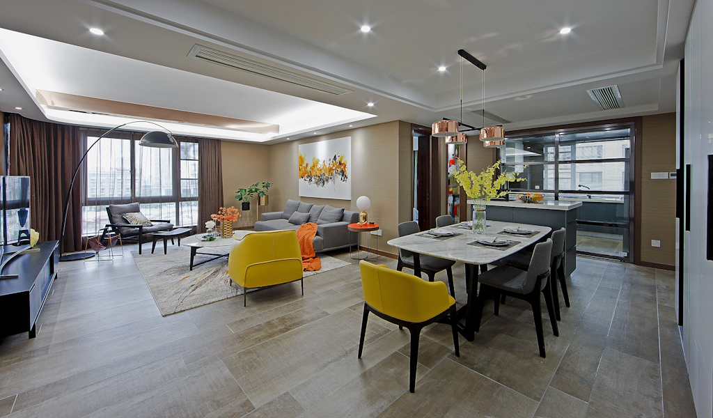 空间摄影作品分享-家装实景 长岛府 北欧风-13