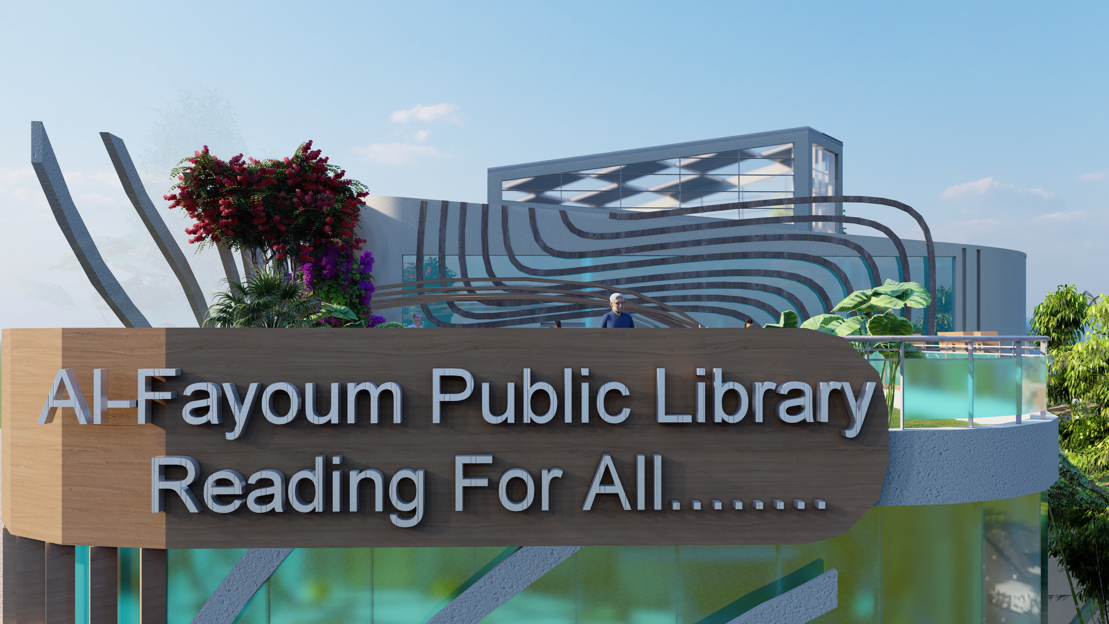 AlFayoum 公共图书馆丨Sara Daen-4