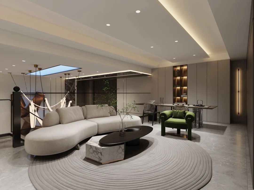 观承别墅优雅现代设计丨MEIHE DESIGN-10