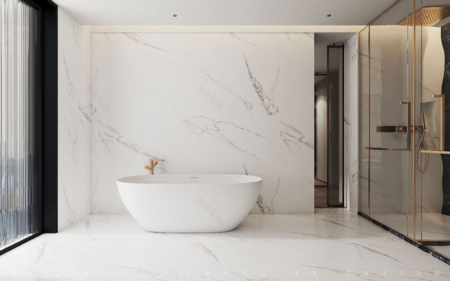 新泰铭流府邸别墅设计丨虫二设计-47