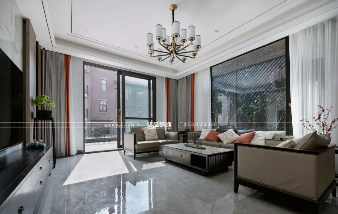 植物爱好者的天然氧吧 · 杭州 400㎡四层排屋新中式设计丨中国杭州丨铭品装饰-19