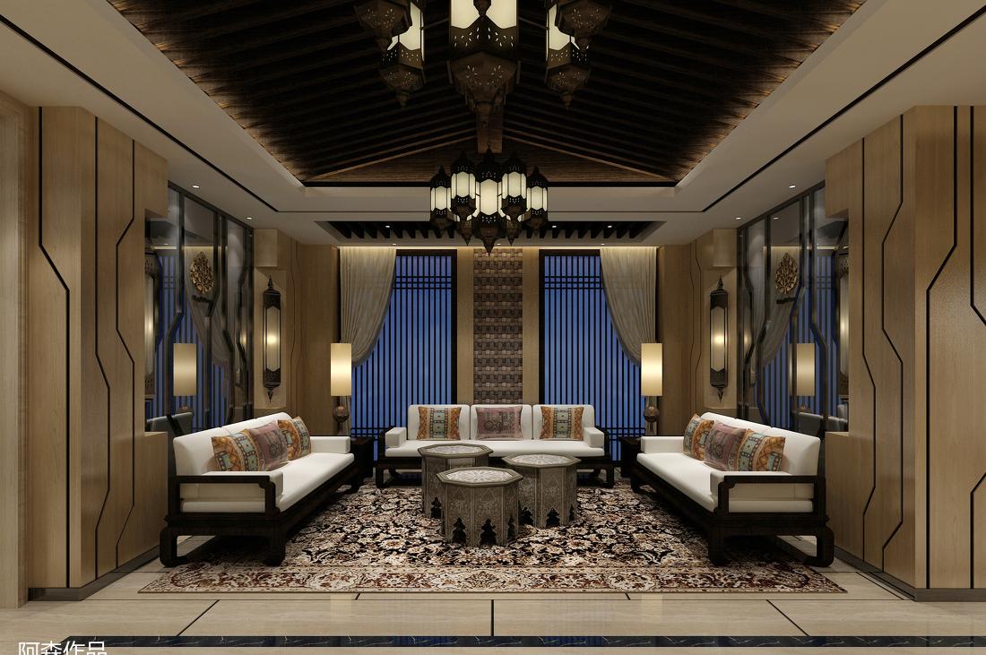 
阿森设计-乌鲁木齐足疗会所 -15