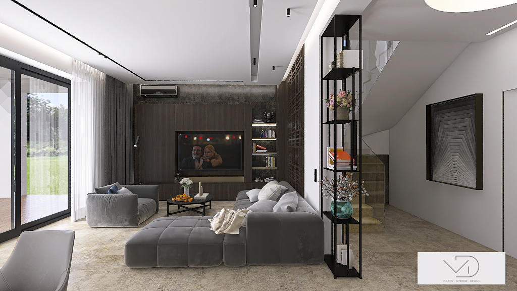 Residential home interiors. Dnipro, Ukraine.-4