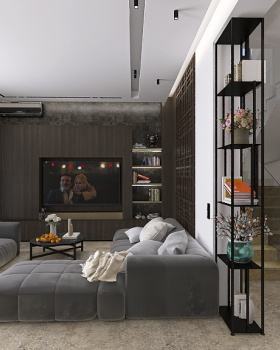 Residential home interiors. Dnipro, Ukraine.