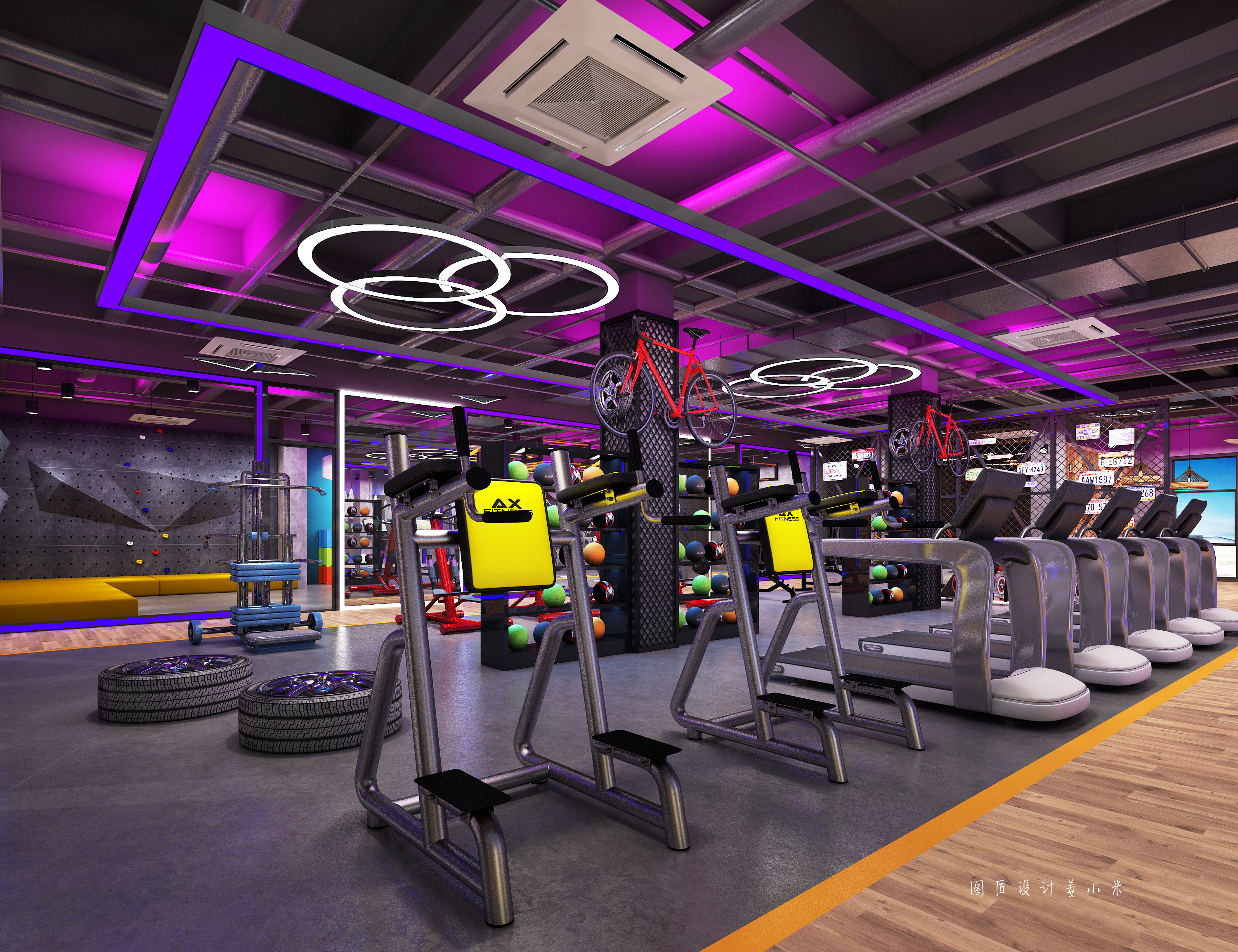 健身房设计：运动，给生活留白！-5