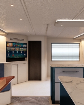 YATCH INTERIOR RENDERING