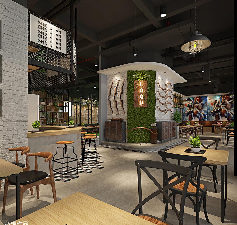 LOFT风格的射箭馆-9