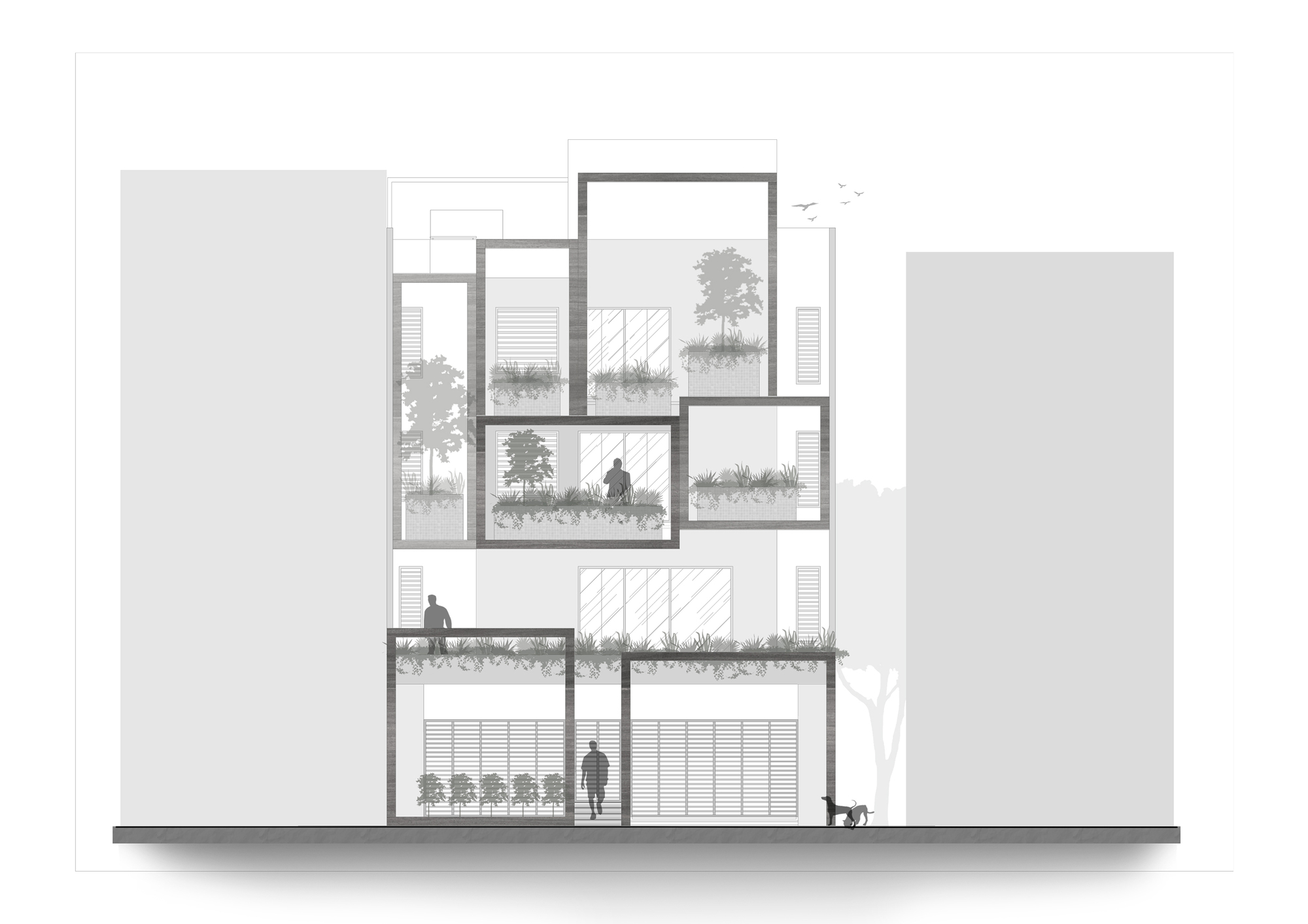 呼吸之屋丨印度丨AANGAN Architects-29