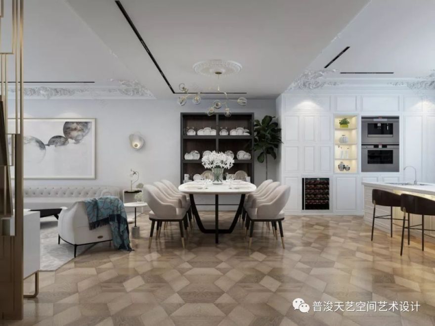 《逐光》孙谱淳 | 精致法式风,打造浪漫优雅家居空间-21