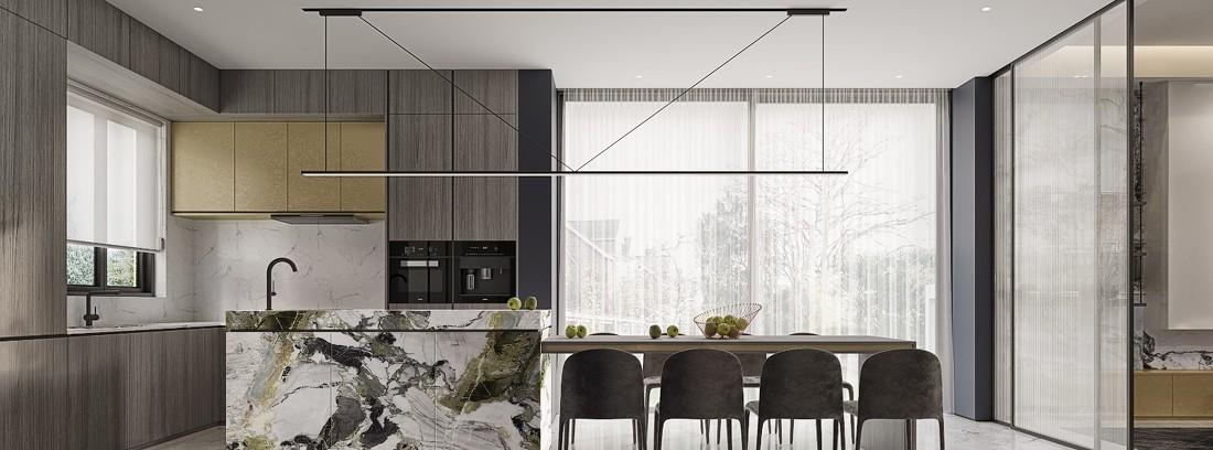 
490㎡现代轻奢，空气中零星点点的抹茶香 -5