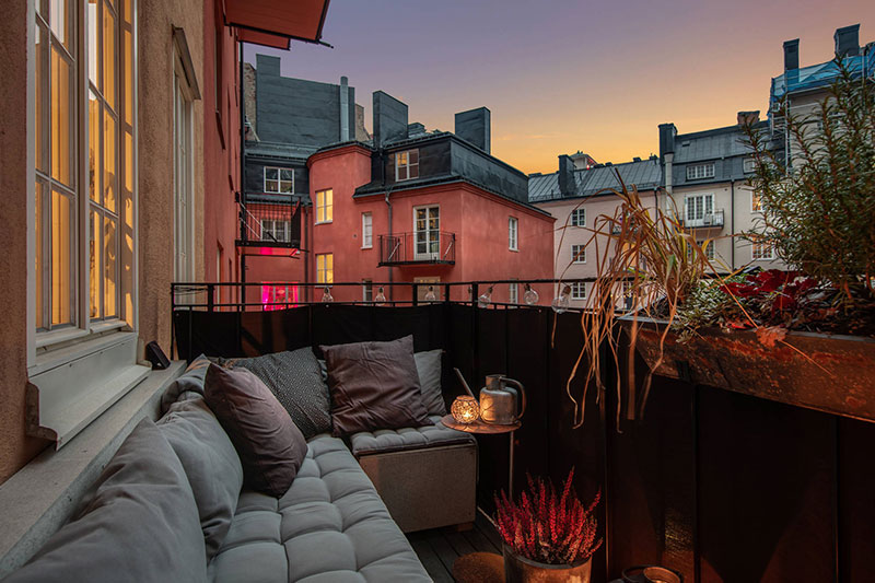 斯德哥尔摩温馨公寓 | 黑灰打造时尚北欧风-7