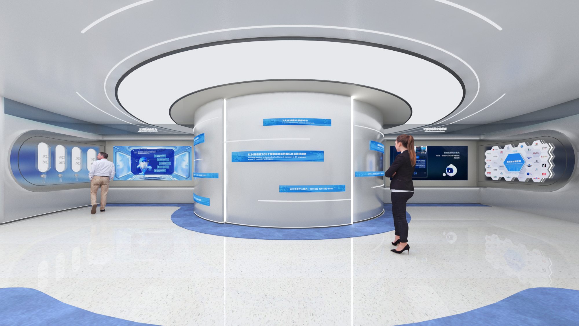 某企业展厅设计-6