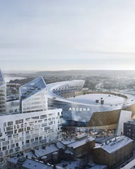 芬兰塔帕瑞 Crown Central Deck and Arena 综合体 | Daniel Libeskind 的城市复兴之钻