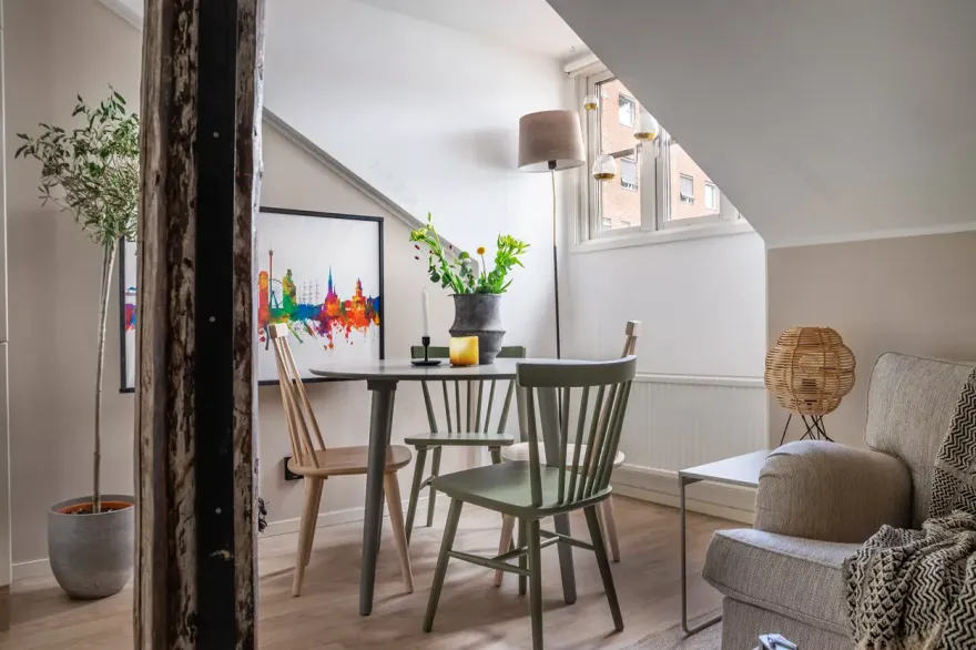 20m²瑞典小户型工作室,空间利用与装饰的完美结合-8