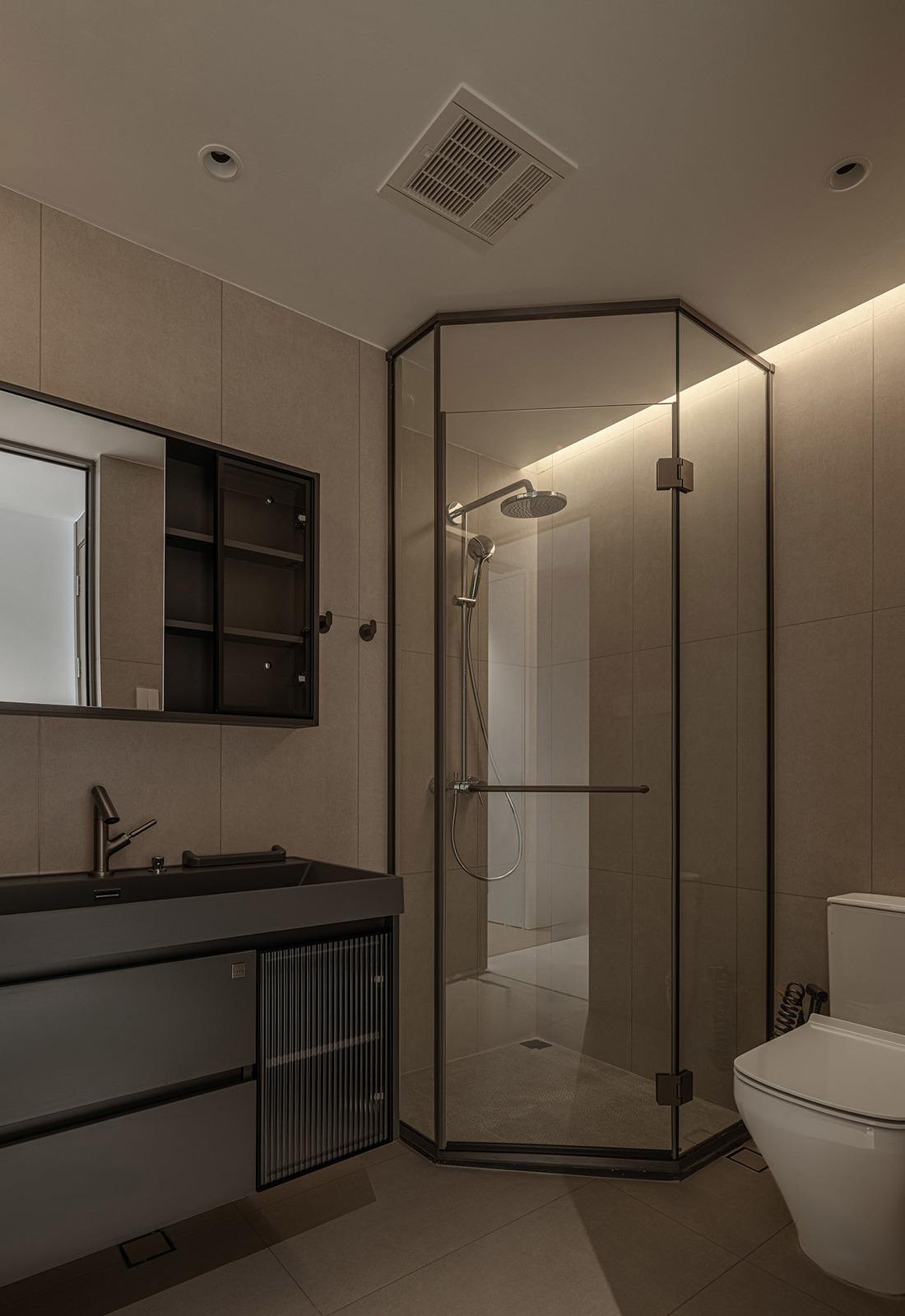 柔和配色丨精装房改造丨四室-50