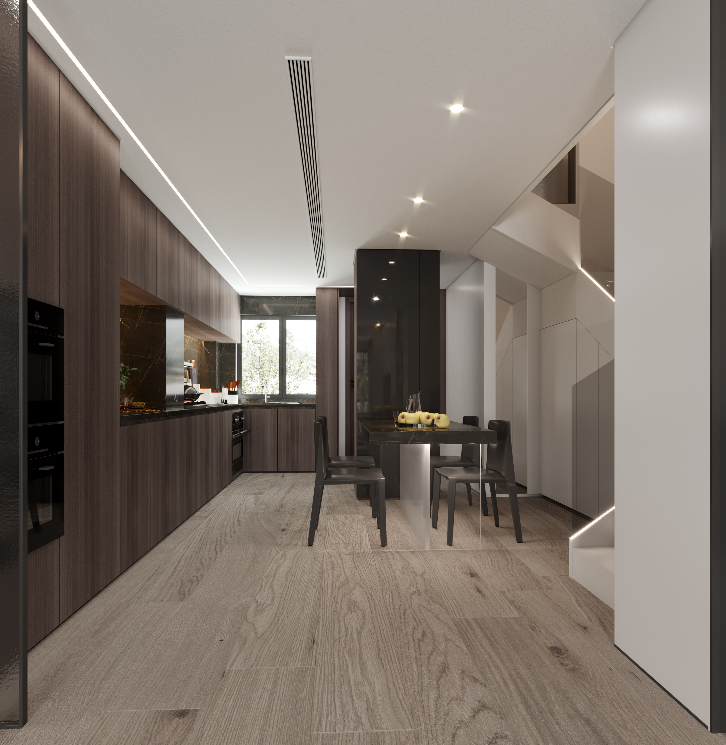 厦门林振宗设计事务所 | 现代简约风平层设计-9