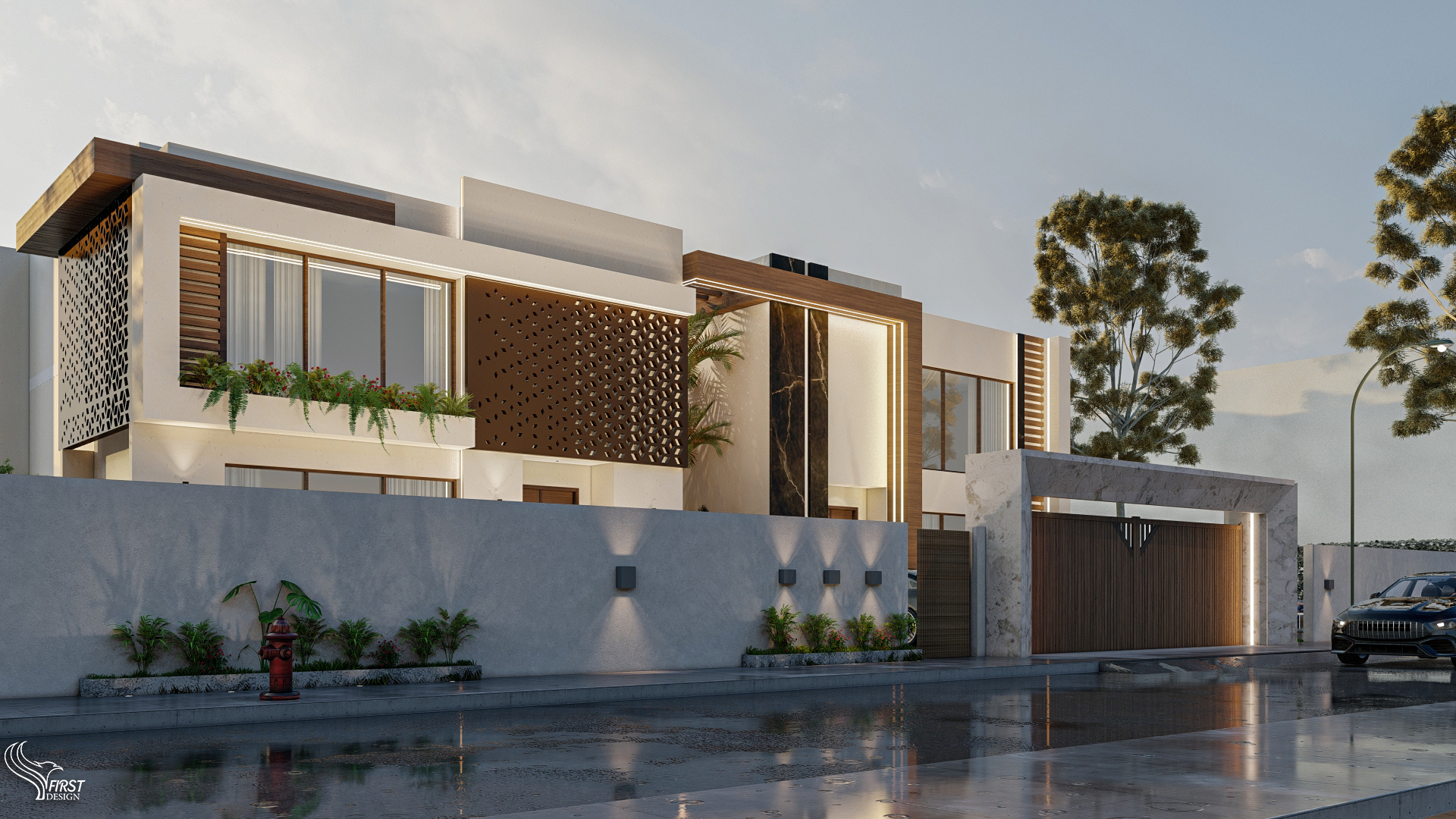 沙特阿拉伯的现代别墅设计丨Vision Design and Construction-4