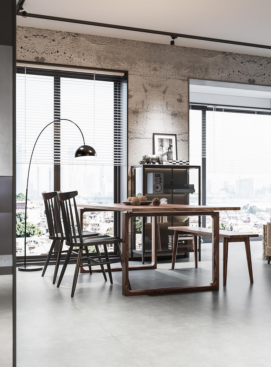 现代工业风空间设计丨研筑国际-6