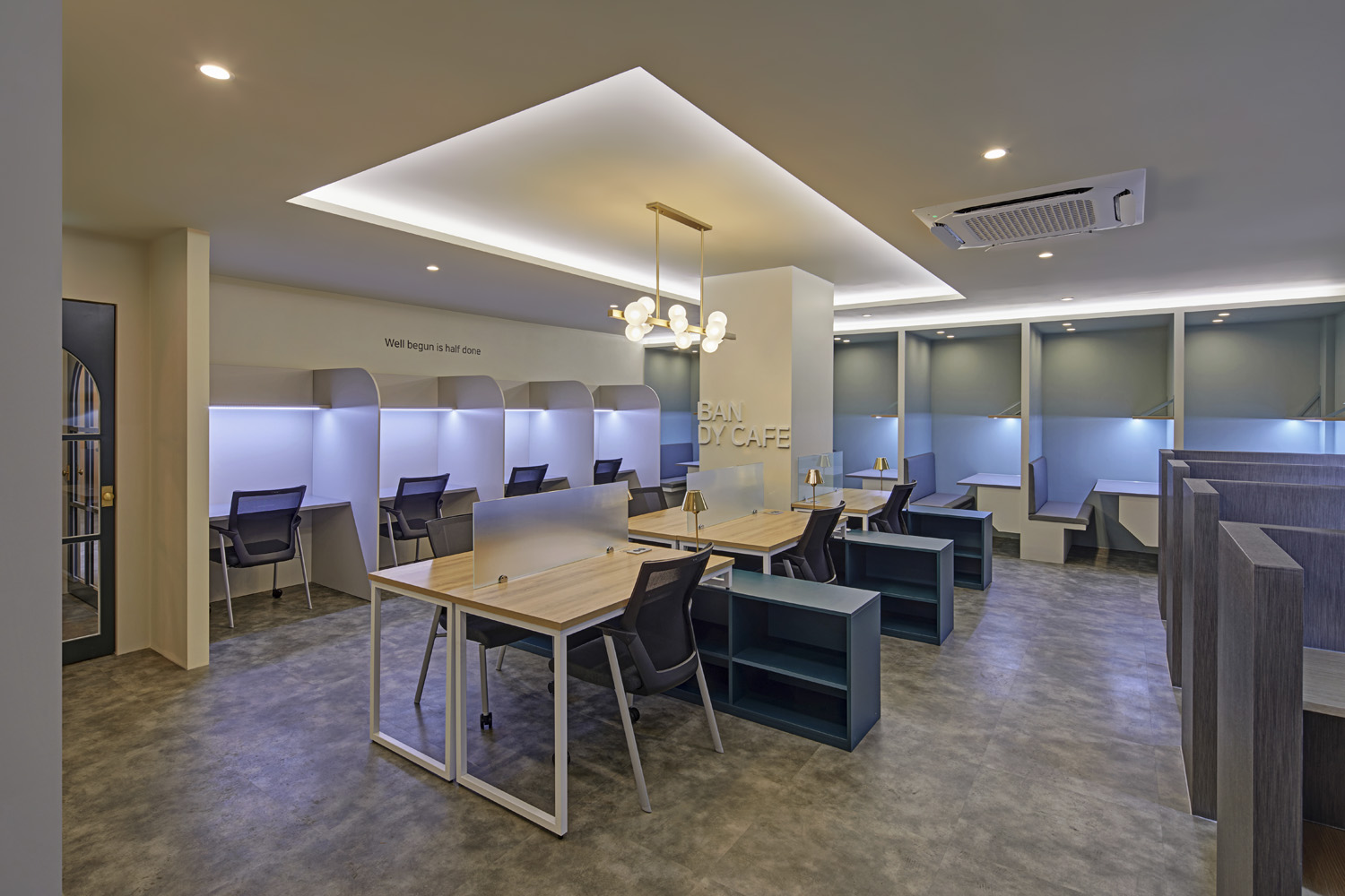 首尔 80 平清新简约工作室-5