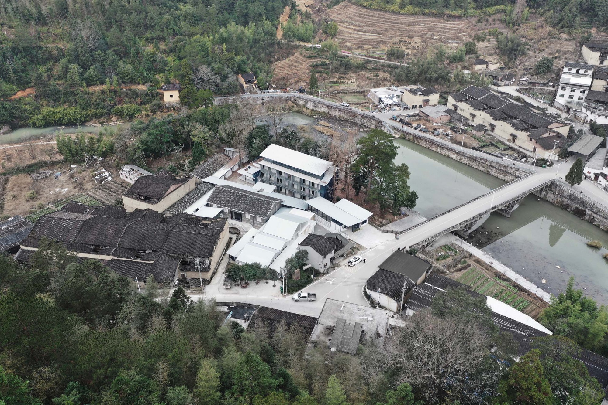 Rural Art Center in Qianfenxi Village / Atelier Sounding Architecture-11
