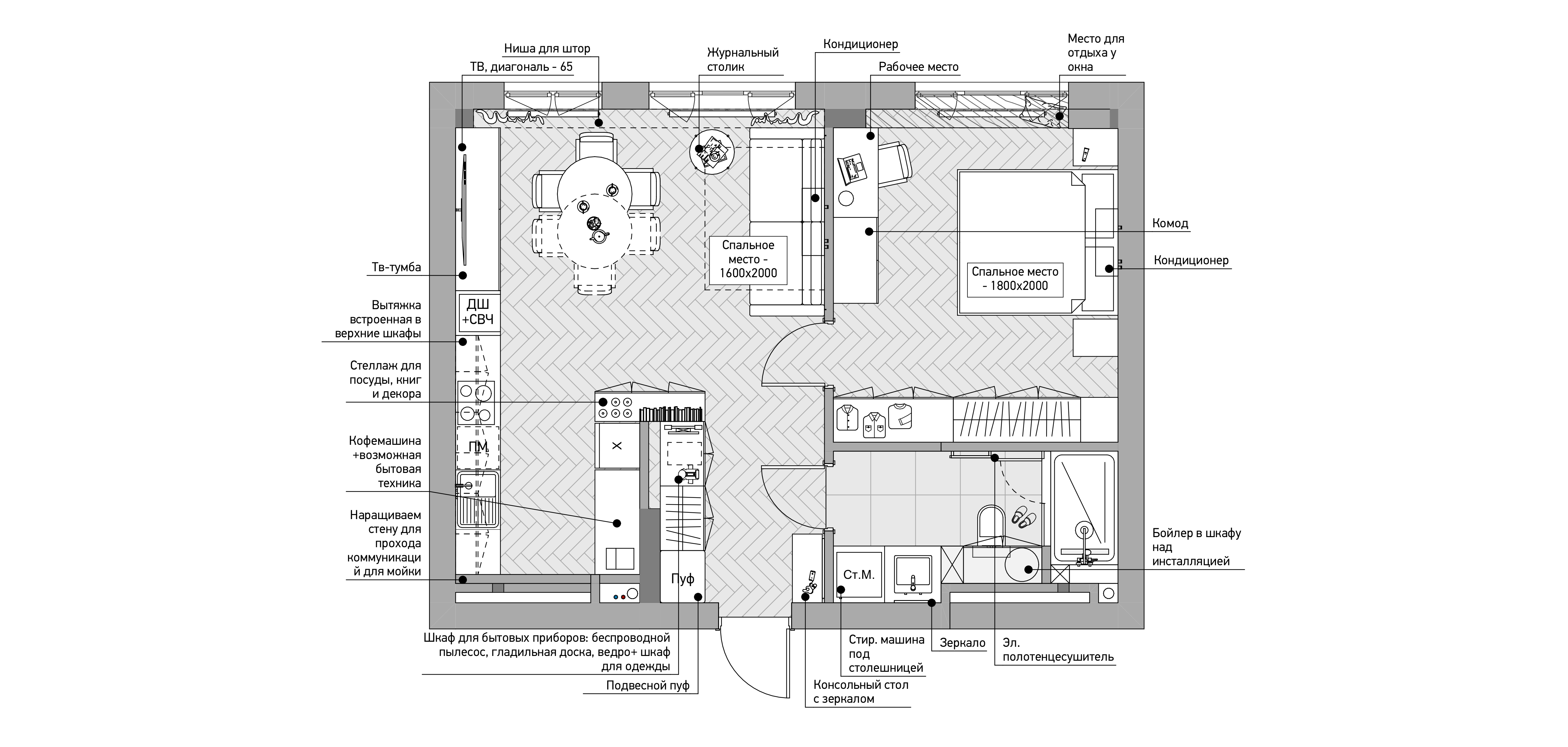 GENTLE LUXURY室内设计丨俄罗斯秋明丨Morion（设计师Valeriia Voronchikhina）-10