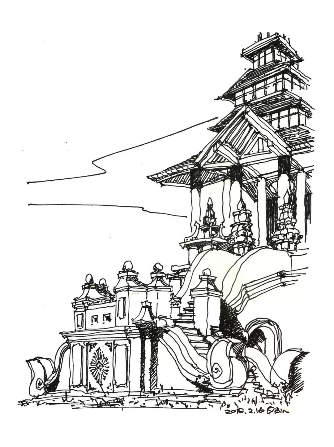 建筑师的绘画世界 | 刘玉龙、祁斌、吴耀东、朱晓东作品欣赏-81