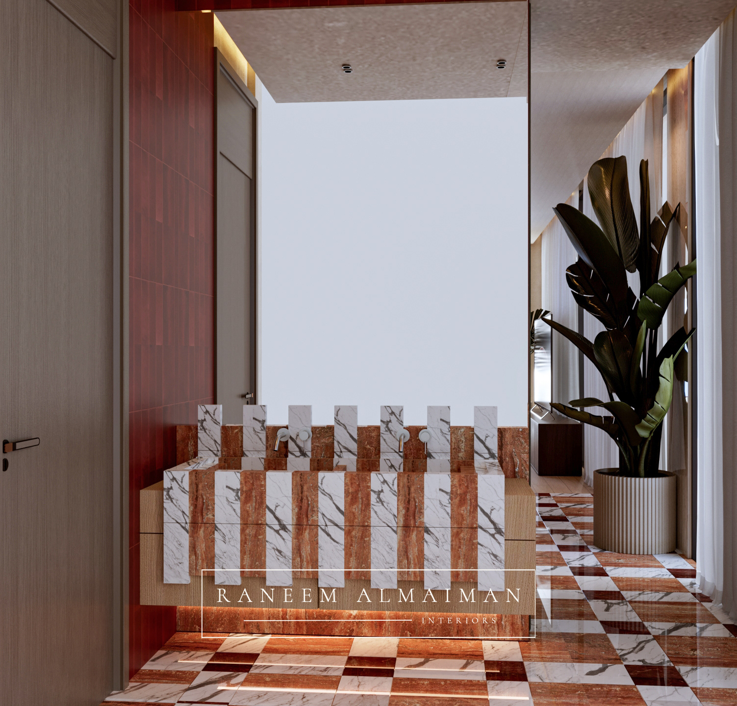 现代住宅起居与餐厅空间设计丨沙特阿拉伯-11