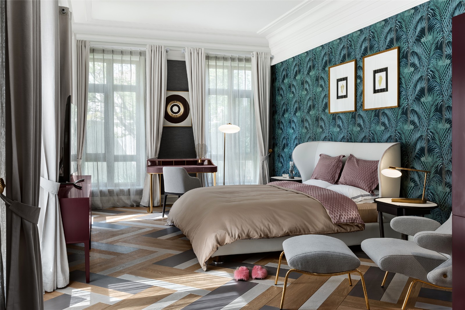 天津法式轻奢别墅,1800㎡现代顶奢大宅的精致解读-31