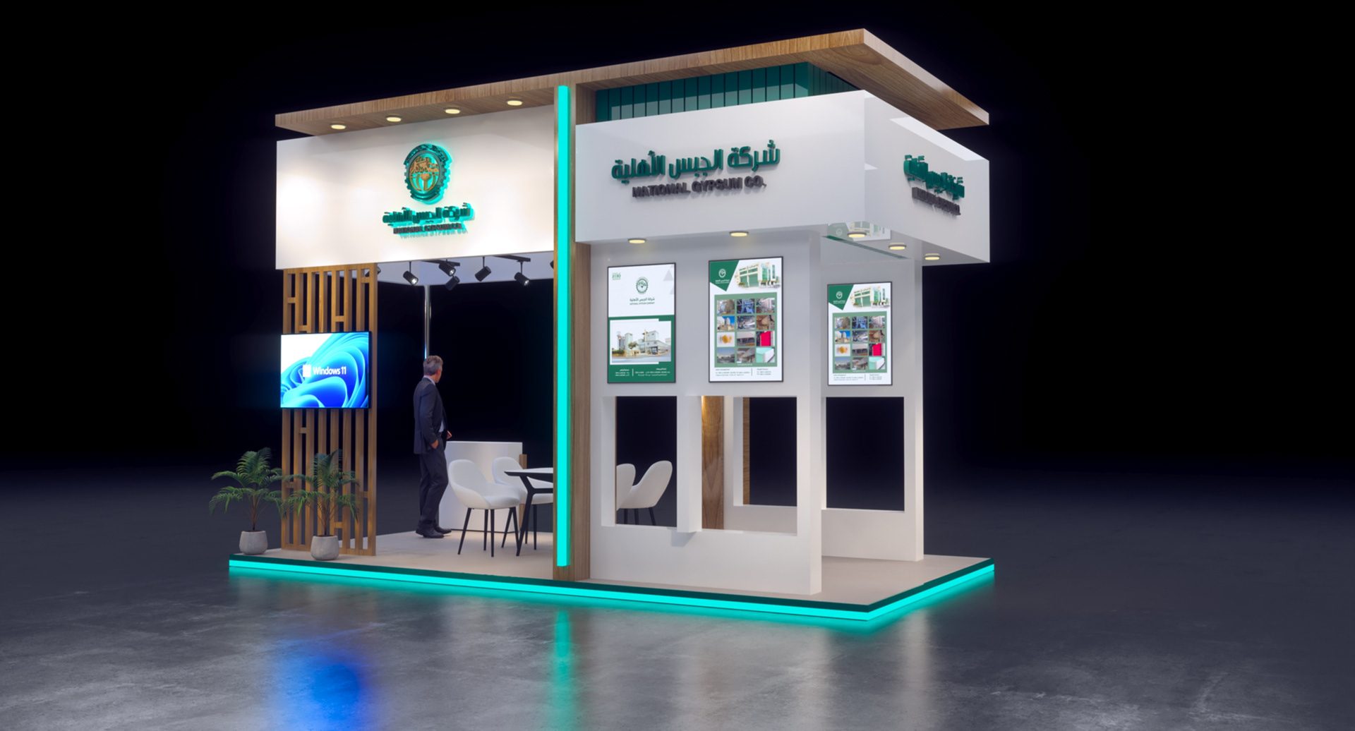 Gypsco exhibition- stand- booth- design - event - 3D-10