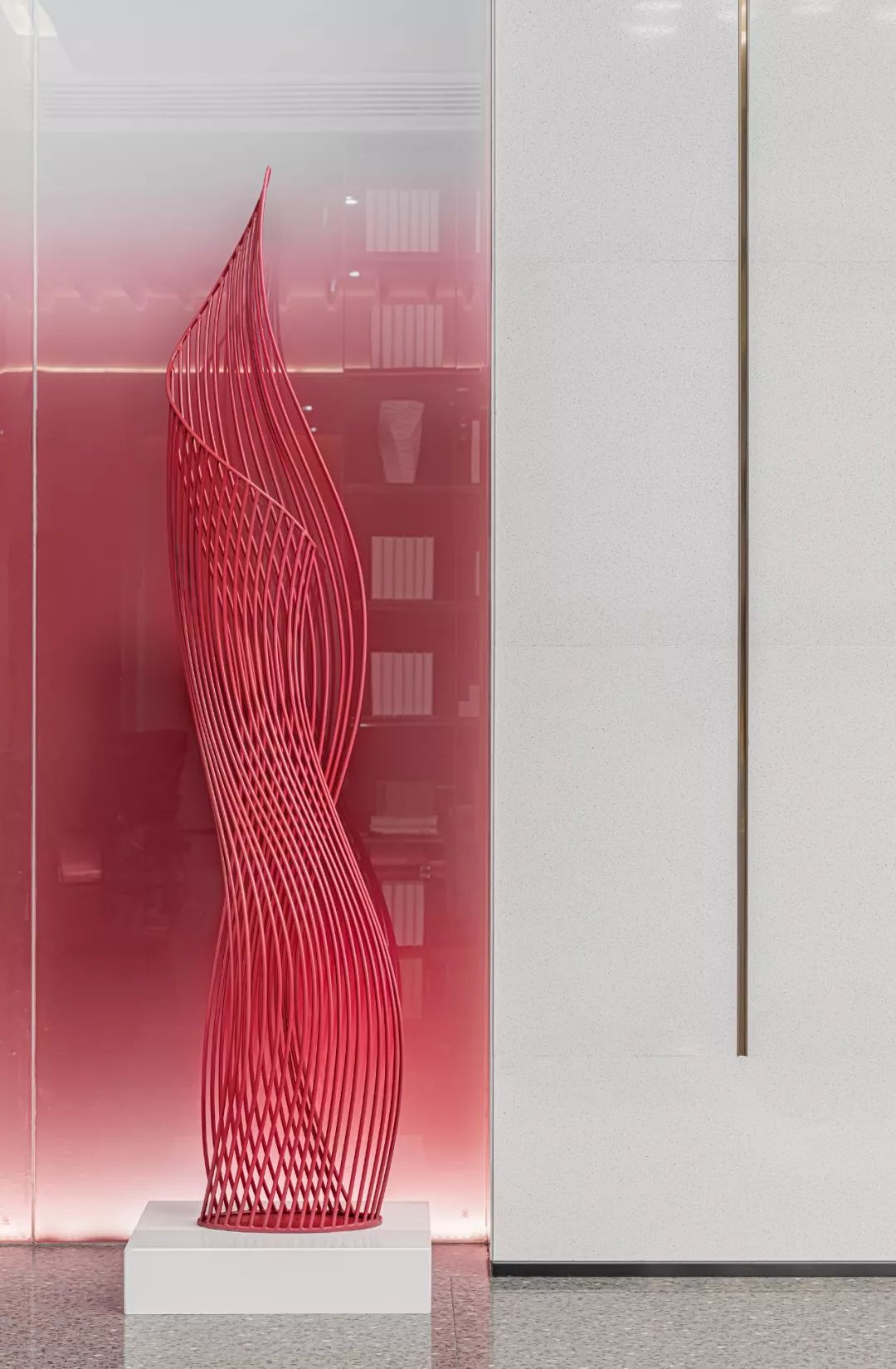 江旅都市方舟营销中心 | 红灰碰撞的年轻活力空间-24