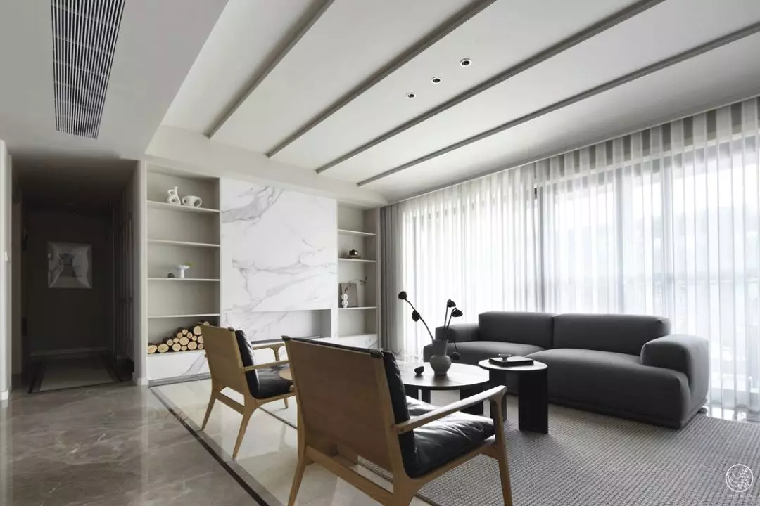 奶油诗意 · 现代雅致家庭空间设计丨中国成都丨清羽设计-21